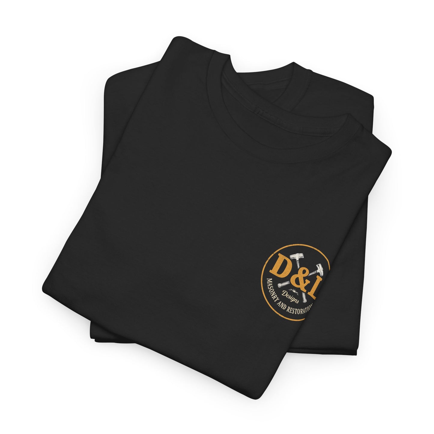 D&L Masonry Heavy Cotton Tee, Unisex Work Shirt, Construction Apparel, Casual Wear, Gift for Builders, Team Uniform