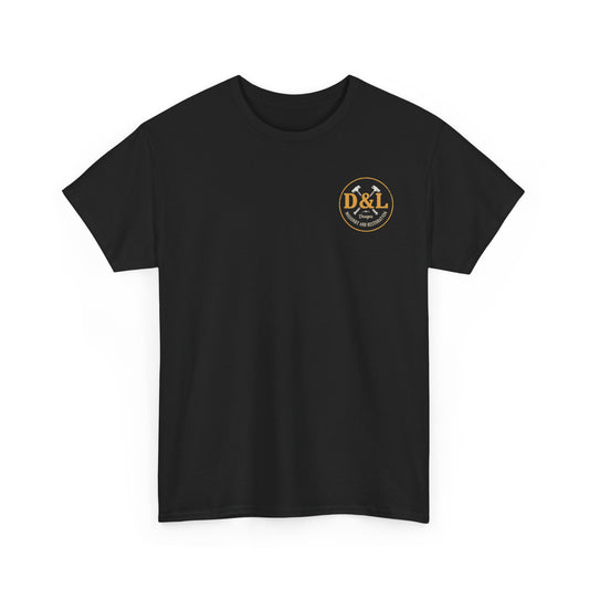 D&L Masonry Heavy Cotton Tee, Unisex Work Shirt, Construction Apparel, Casual Wear, Gift for Builders, Team Uniform