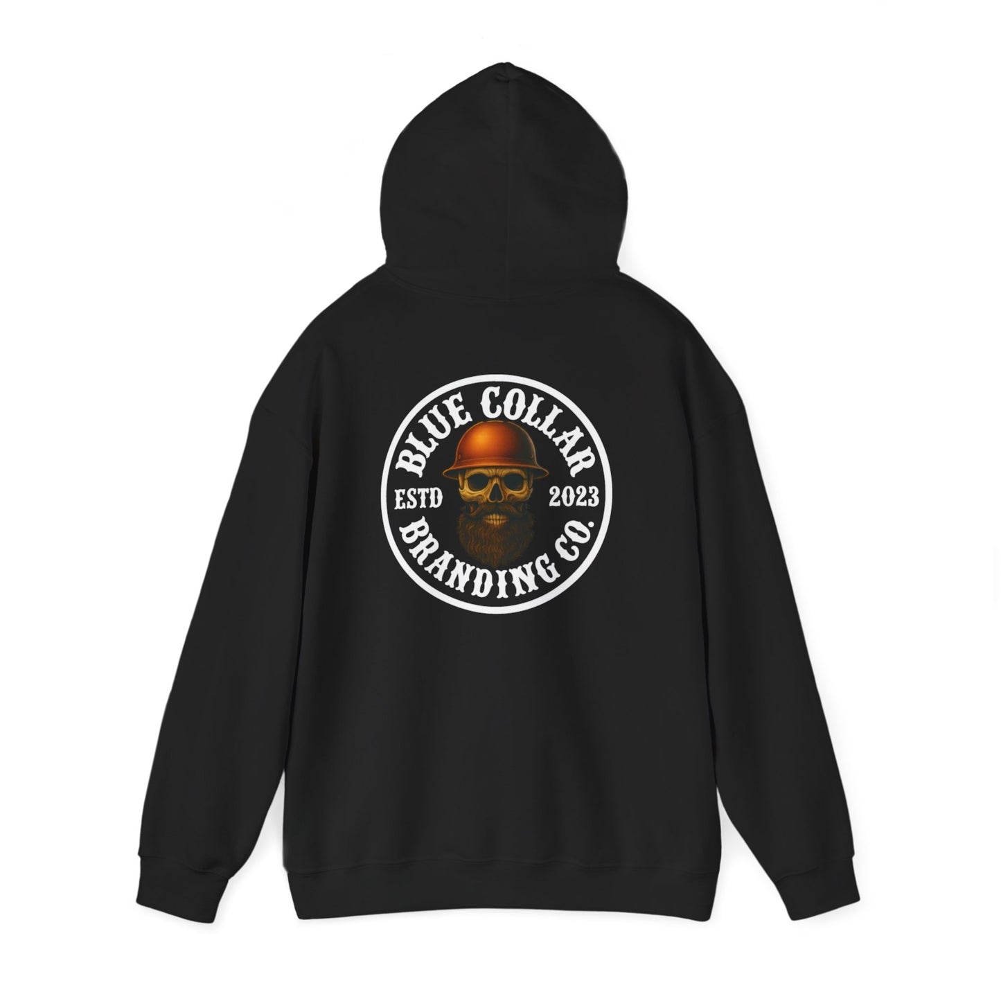 Blue Collar Branding Hoodie (round logo)