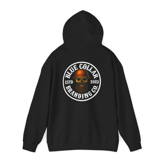 Blue Collar Branding Hoodie (round logo)